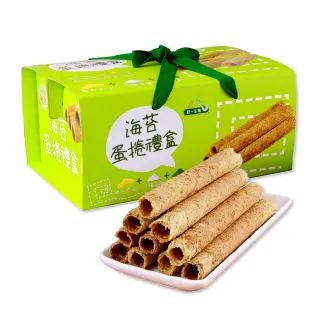 【統一生機】海苔蛋捲禮盒x1盒(36gx8包/盒_禮盒/送禮)