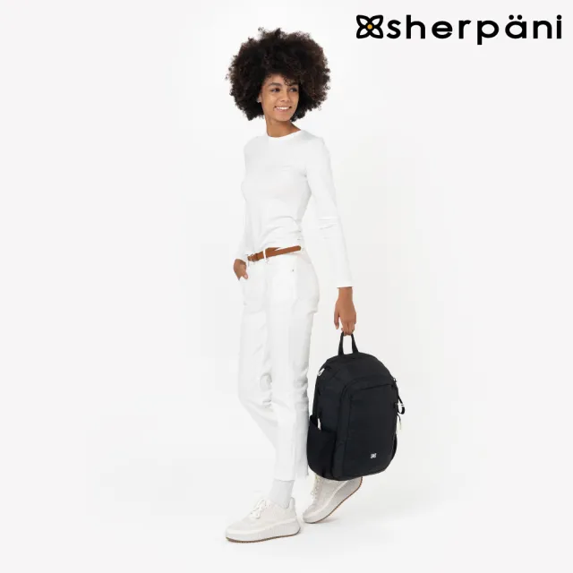 【Sherpani】雙11 RFID 防潑水多功能後背包 25II Getaway 19L｜黑色/Raven(RFID 屏蔽 拉鍊固定鎖
