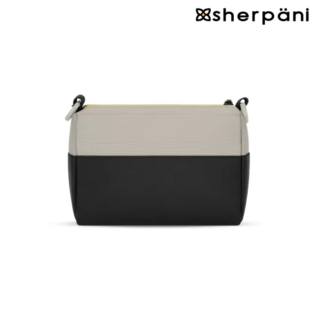 【Sherpani】雙11 RFID 防潑水多功能斜背包 25II Skye 4L｜芥末灰-黑/Wasabi Stone(RFID 屏蔽 拉