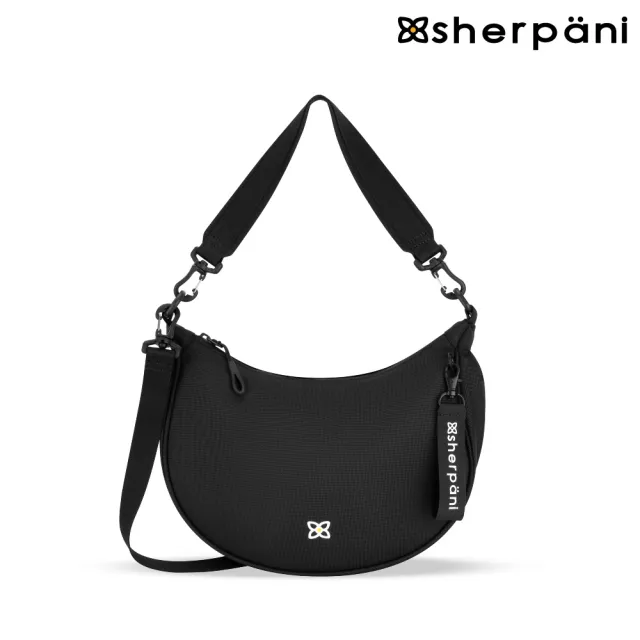 【Sherpani】雙11 RFID 防潑水多功能斜背包 25II Mina 5L｜黑色/Raven(RFID 屏蔽 拉鍊固定鎖 撥 