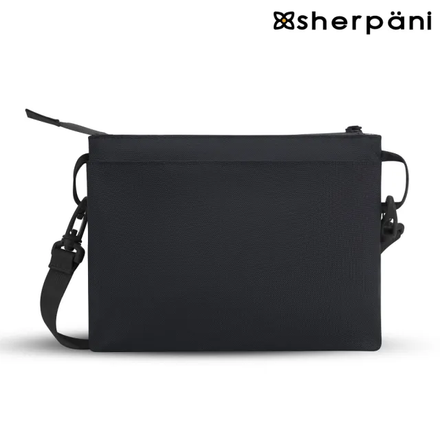 【Sherpani】雙11 RFID 防潑水多功能斜背包 25II Zoom 1L｜黑色/Raven(RFID 屏蔽 拉鍊固定鎖 撥 