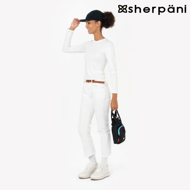 【Sherpani】雙11 RFID 防潑水多功能水壺攜行袋 25II Izzie 2L｜黑彩色/Chromatic(RFID 屏蔽 撥 