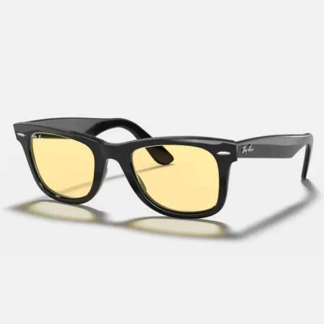 【RayBan 雷朋】Wayfarer亮黑膠框太陽眼鏡(RB2140F-901、902、901/64、901/R6、601/4B 多色任選)