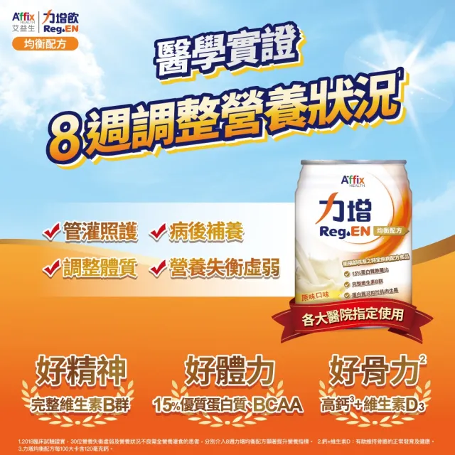 【Affix 艾益生】力增 均衡配方 原味 237mlx24罐/箱(15%蛋白質搭配BCAA)