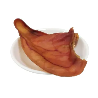 【寵物夢工廠】寵物耐嚼豬耳朵2入(手工寵物零食 豬耳朵 狗零食 咬咬零食 狗磨牙 豐富膠質 狗點心)
