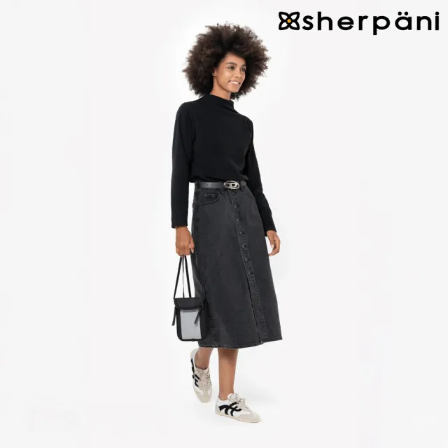 【Sherpani】雙11 RFID 防盜多功能隨身包 25II Piper AT｜淺灰色/Sterling(RFID 屏蔽 防盜包 拉 