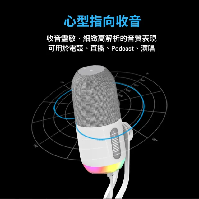 【FOXXRAY 狐鐳】奧聲雙介面直播降噪麥克風 FXR-HUM-17(USB、 XLR、支援懸臂支架安裝)