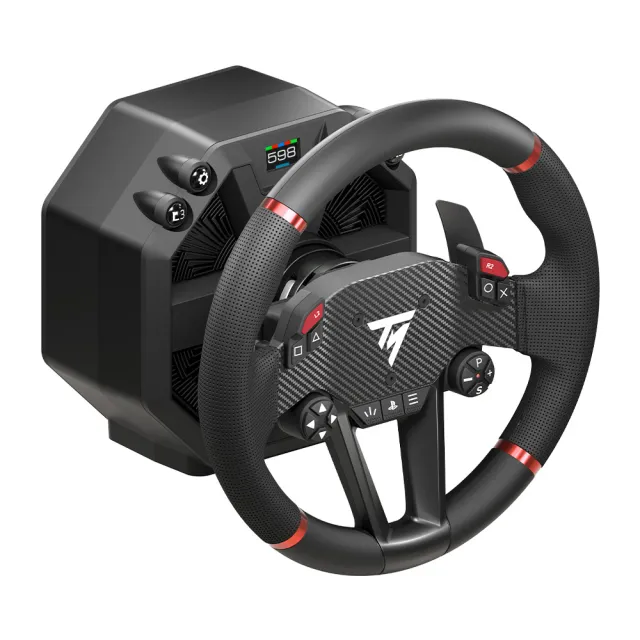 【THRUSTMASTER 圖馬斯特】圖馬斯特T598直驅式方向盤+Playseat F1聯名款賽車椅(直接支援PS5/PS4/PC)