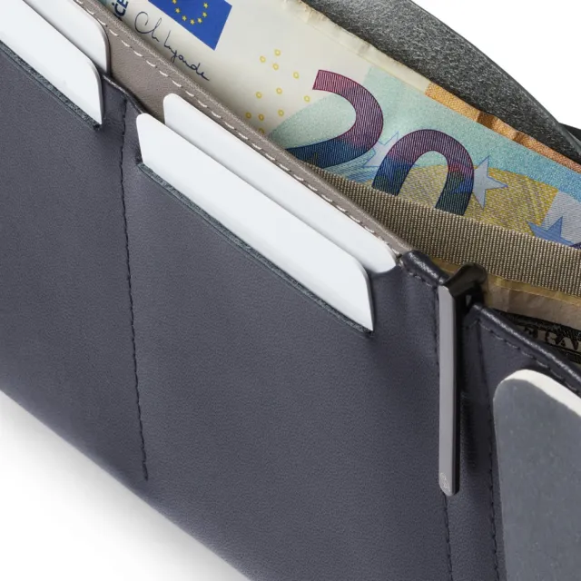 【Bellroy】官方直營 Travel Wallet 真皮護照夾 - RFID防盜(墨灰綠/出國必備/護照夾)
