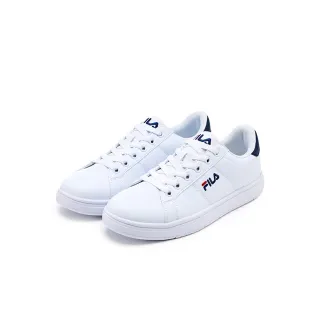 【FILA官方直營】中性運動鞋-白/丈青(4-C117A-110)