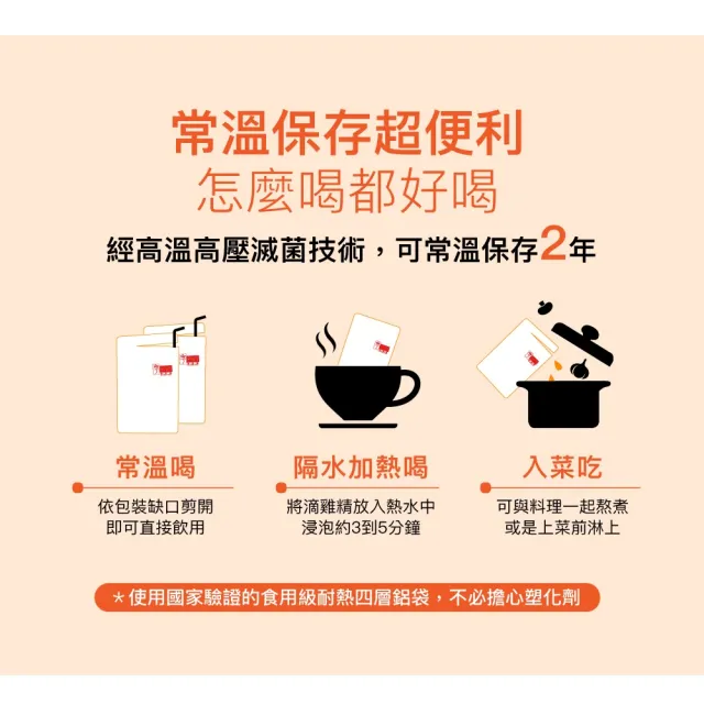 【享食尚】常溫滴雞精30入*2盒_官方直營(60ml/藍心湄代言/100%無添加/產銷履歷/禮盒)
