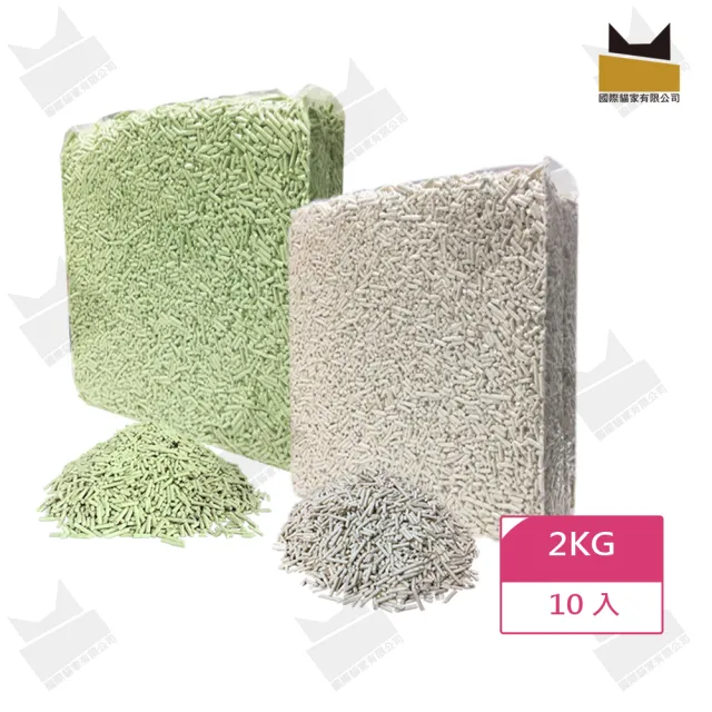 【國際貓家】Hello ICHI 豆腐貓砂 2KG/十包入(原味/綠茶/活性碳)