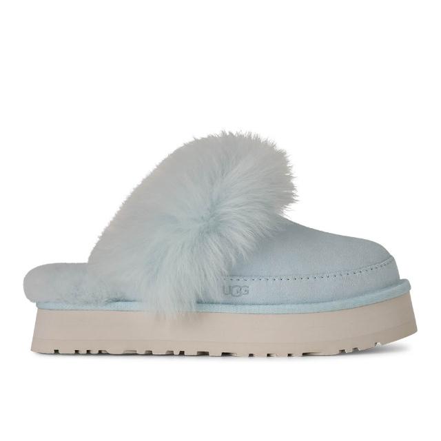【UGG】穆勒鞋 女鞋 懶人鞋 毛毛拖鞋 Disquette Chalet 礁藍色 UG1173930REF