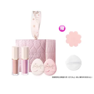 【DEAR DAHLIA】花瓣 液體腮紅 粉撲 組 迷你款 2入組 禮盒裝 韓妝(聖誕 交換 禮物 DD 迪雅黛麗奧)