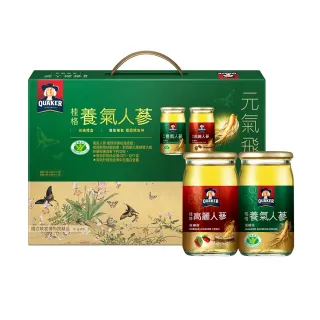 【桂格】養氣人蔘滋補禮盒60ml×8入(養氣人蔘60ml×4入+高麗人蔘60ml×4入 送禮推薦)