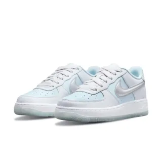 【NIKE 耐吉】Nike Air Force 1 Low 冰川藍銀 GS AF1 經典 果凍底 休閒鞋 大童鞋 HQ3249-043