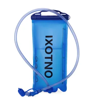 【PUSH!】戶外休閒用品 EVA抗撕裂 耐菌吸管水袋飲水袋 騎行跑步運動水袋2L(P107)