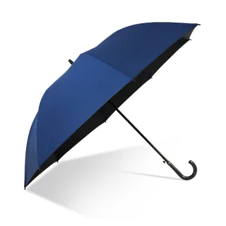 【TDN】大王冷靜傘  超大黑膠自動傘直傘防雷傘(降溫防曬晴雨傘防風直立傘A6306)