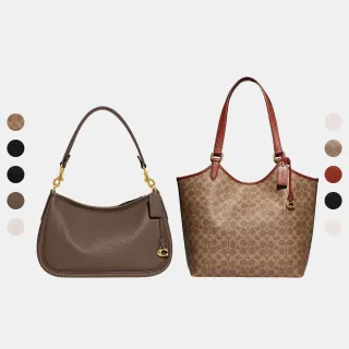【COACH】蔻馳官方直營【線上限定】CASSIE 19/CARY/DAY/CITY ZIP TOTE斜背手袋 托特包-多款任選(CV436)