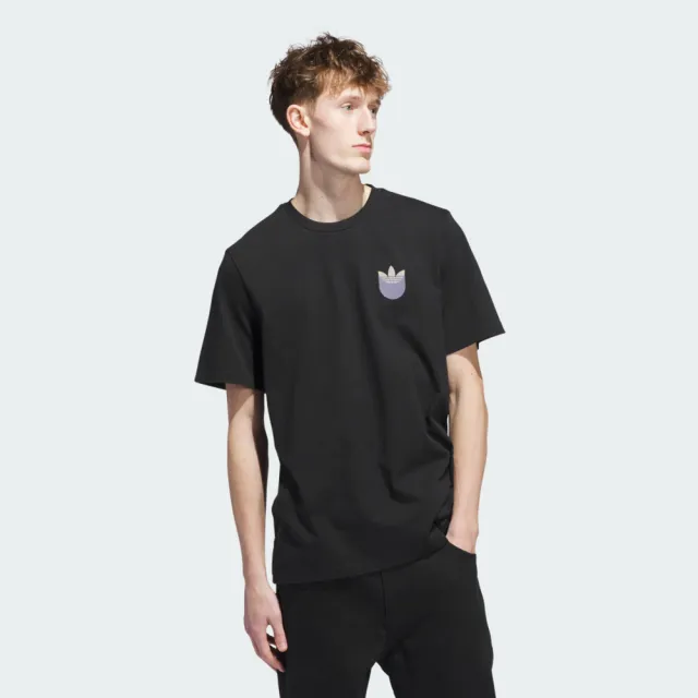 【adidas 愛迪達】愛迪達 Skate Tr Shd T 男女 T恤 運動上衣 休閒短袖 黑 亞版(JW0058)