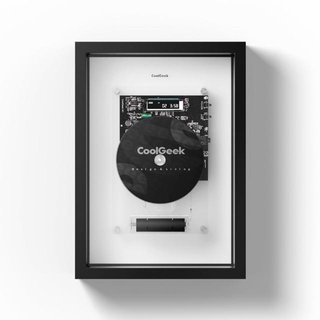 【CoolGeek】Music Frame Re:Cover 相框CD播放機(無線 + 有線雙播放模式)