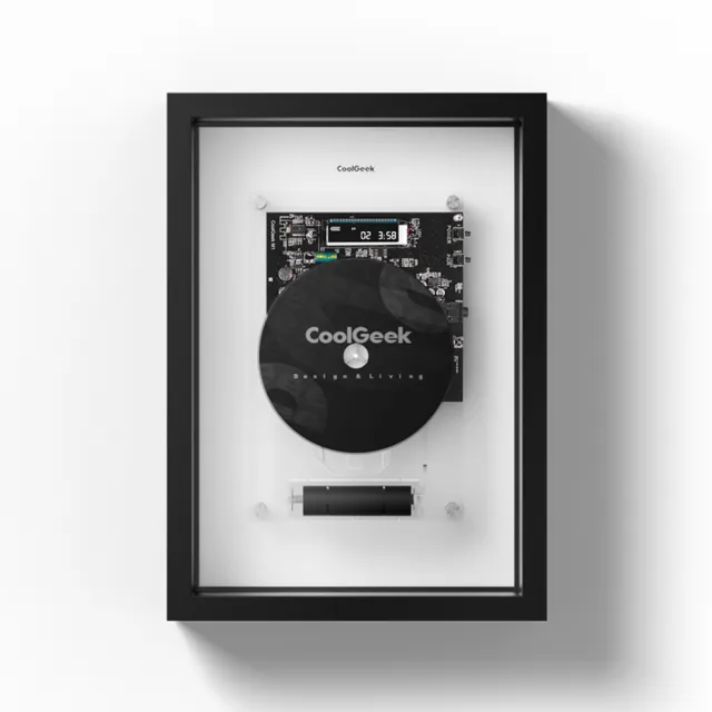 【CoolGeek】Music Frame Re:Cover 相框CD播放機(無線 + 有線雙播放模式)