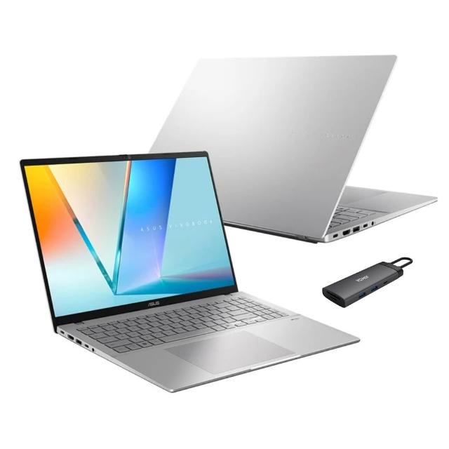 【ASUS 】 Type-C HUB組★16吋Ultra7 AI輕薄筆電(VivoBook S16 S3607CA/Ultra7-255H/16G/1TB SSD/W11/OLED)