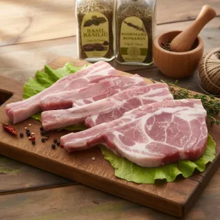 【小嚼士】法式戰斧豬排 320g 買12送8/共20包(嚴選豬肉 厚切豬排 豬排 戰斧排 帶骨豬排 冷凍豬肉 Q彈筋肉)