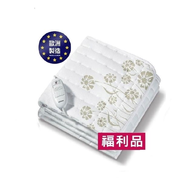 beurer 博依床墊型電毯 TS 23，單人使用設計，具備三段溫度控制功能，可拆式電熱線方便清潔與維修，支援機器洗滌，具備三重電熱系統與過熱保護機制，安全可靠。採用 Fleece 人造纖維材質，溫和保暖，適合寒冷季節使用。產品產地為 EU 匈牙利，尺寸為 1500x800mm，重量輕便僅 1284g，符合 BSMI 許可標準（T36153），適用 110V 電源，最大功率 60W。
