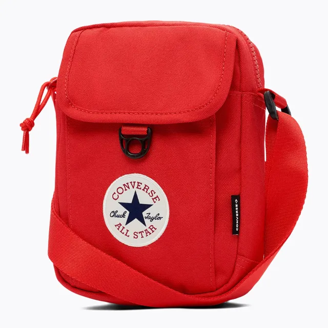 【CONVERSE】匡威 ALL STAR 經典復古紅色斜跨包 隨身腰包 側背單肩包 隨行小包 告白禮物(10020540A08)