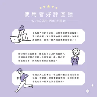 【台隆手創館】角度學 GABA薰衣草精油晚安沐浴露(500g*兩入組)