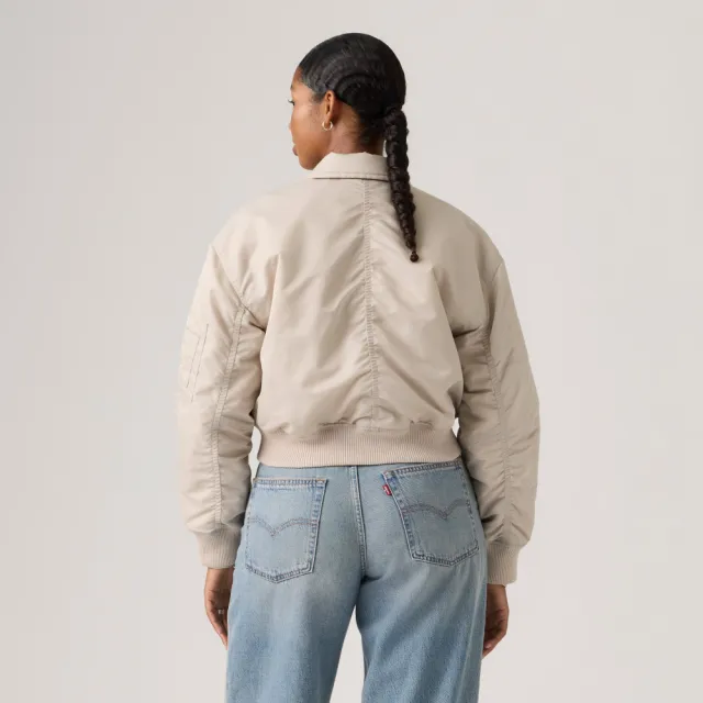 【LEVIS】短版 休閒外套 女生上衣 熱賣單品 005AQ-0002