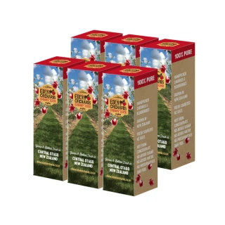 【Eden Orchards】紐西蘭伊甸莊園 100%甜櫻桃原汁750ml(單瓶裝禮盒x6;櫻桃汁)