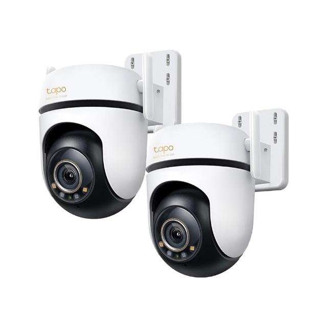 (二入組)【TP-Link】Tapo C530WS 3K 500萬畫素AI旋轉戶外無線網路攝影機 IP CAM(全彩夜視/IP66防水/支援512