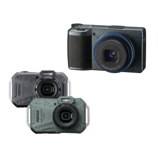 【RICOH】GRIIIx 海神藍標準版+PENTAX WG-1000工業級防水相機(公司貨)