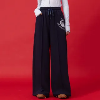 【gozo】迪士尼系列 just one bite寬直筒可束口長褲(兩色)