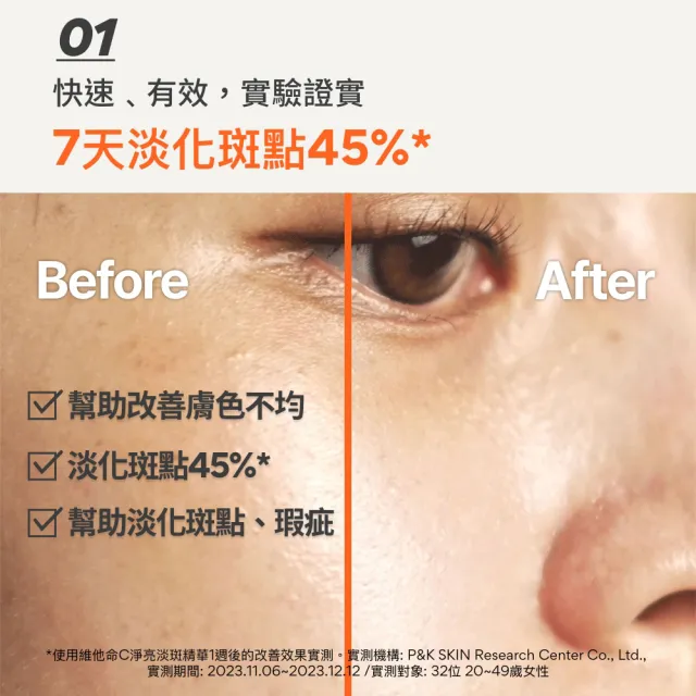 【INNISFREE】維他命C淨亮精華禮盒 閃耀版(淡斑+淨白/精華30ml)