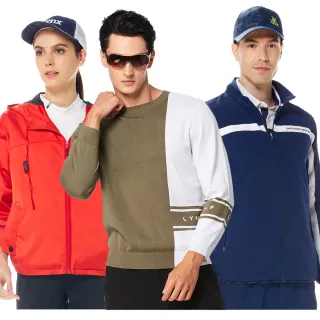 【Lynx Golf】雙12獨家！首爾高桿防風防潑水保暖內刷毛連帽背心/外套/線衫(山貓男女多款任選)