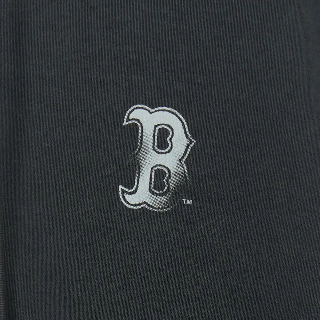 【MLB】女版背後大Logo拉鍊連帽外套 波士頓紅襪隊(3FTRB0754-43CGS)