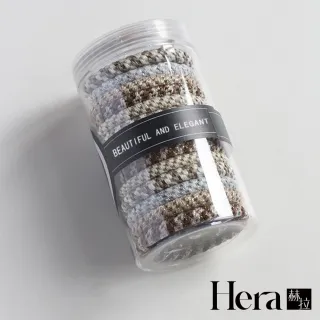 【HERA 赫拉】罐裝編織高彈性髮圈15條入 H114121805(罐裝 編織 高彈性 髮圈 15條入)