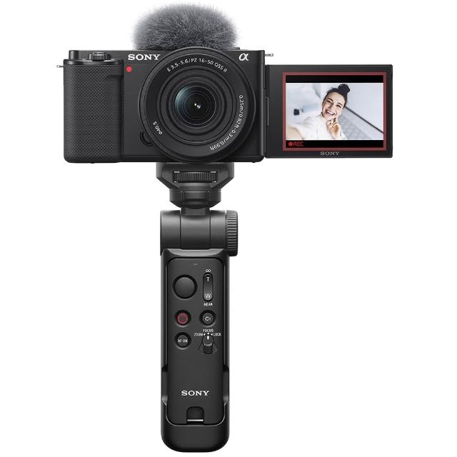 【SONY 索尼】ZV-E10K ZV-E10 KIT 附16-50mm II 握把組(公司貨 APS-C 無反微單眼相機)