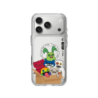 【RHINOSHIELD 犀牛盾】iPhone 14-17系列 Clear抗黃化透明防摔手機殼/警告：開箱風險自負(Fuggler放克牙寶)