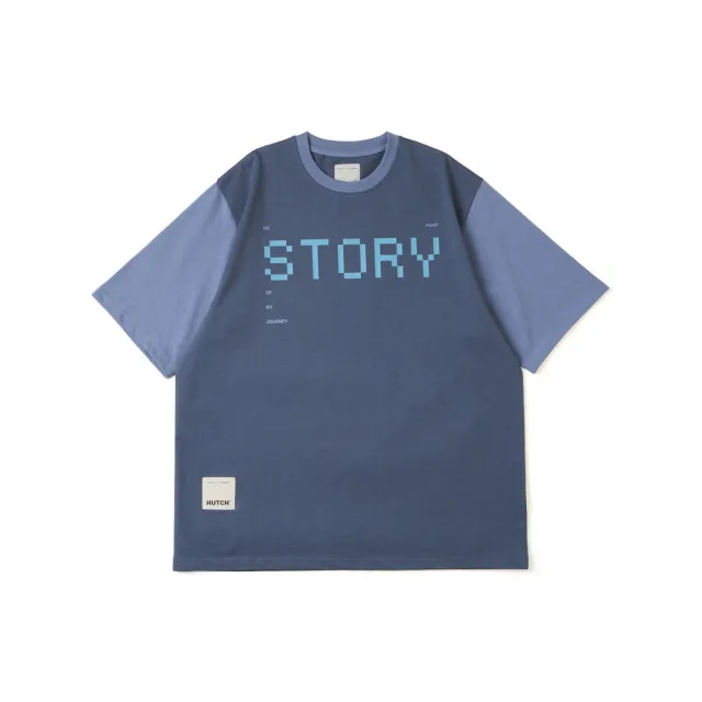【HUTCH】Sorona® Tee 男 T恤 運動上衣 休閒短袖 藍(TS010-25-BLU)