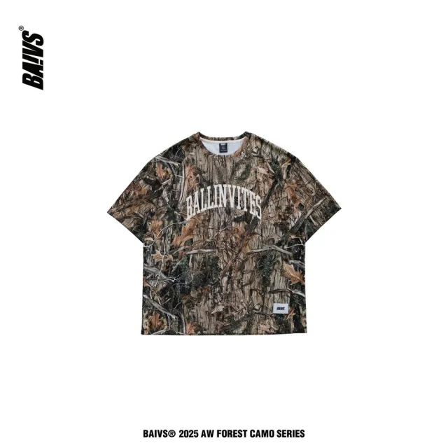 【BAIVS】Drip Tech Tee 男 球參 球衣 機能 排汗 短T 樹林 迷彩 棕 黑(BDT7812C)