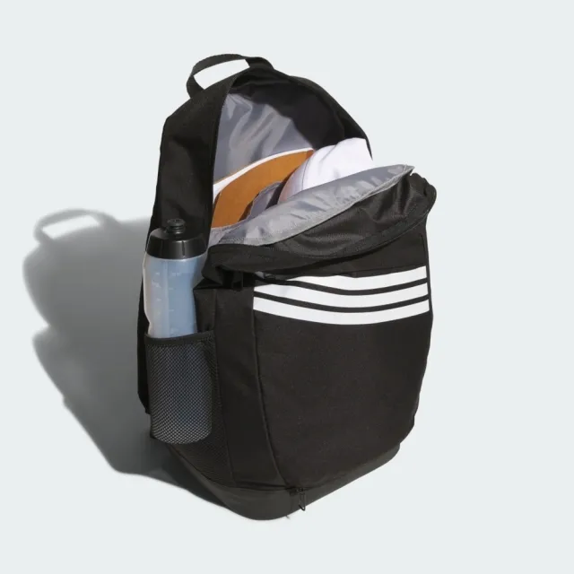 【adidas 愛迪達】愛迪達 Slct Bp 2.0 後背包 運動包 籃球包 黑 白(KS5167)