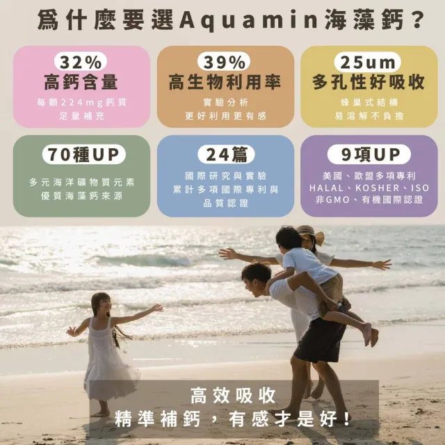 【Dr.Nutri 芯漾生醫】海藻鈣複合錠｜30粒鋁袋+維生素D3｜30錠鋁袋(專科醫生推薦 輕鬆有感)