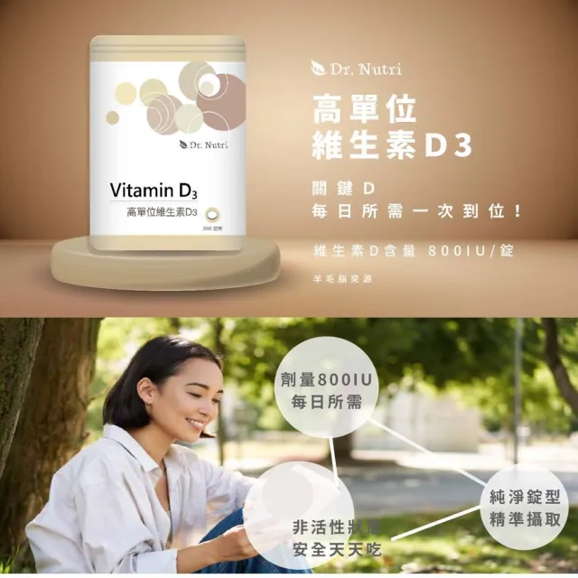 【Dr.Nutri 芯漾生醫】海藻鈣複合錠｜30粒鋁袋+維生素D3｜30錠鋁袋(專科醫生推薦 輕鬆有感)