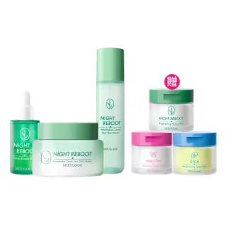 【SEXYLOOK 西西露】仙人掌夜光霜50ml+夜光水150ml+仙人掌平滑雙精萃30ml(#精華#乳霜#先霜後水)