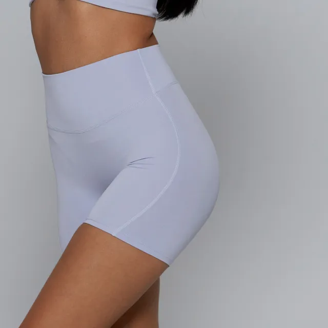 【VERVE】Luxo™ 側線圓臀短Leggings(親膚、柔軟、裸感、吸濕、透氣、高腰Leggings、短Leggings)