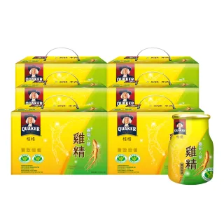 【QUAKER 桂格】養氣人蔘雞精禮盒68mlx18入x6盒(共108入)